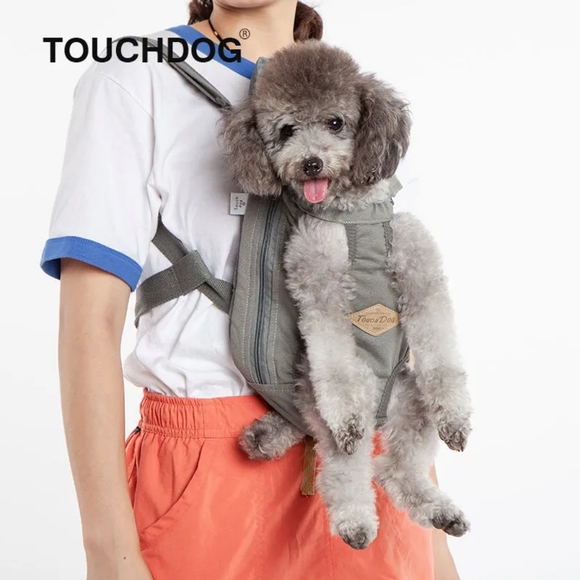 Touchdog 'Wiggle-Sack' Fashion Designer Front and Backpack Dog Carrier - Picture 2 of 4